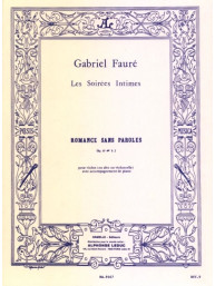 Gabriel Fauré: Romance Sans Paroles Op.17 No.3 (noty na housle, klavír)