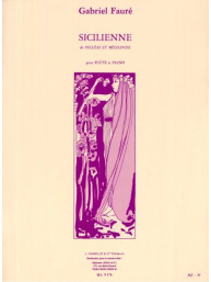 Gabriel Fauré: Sicilienne Op.78 (noty pro příčnou flétnu, klavír)