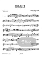 Gabriel Fauré: Sicilienne Op.78 (noty pro příčnou flétnu, klavír)
