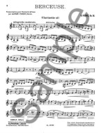 Gabriel Fauré: Berceuse Op.16 (noty na klarinet, klavír) Gabriel Fauré: Berceuse Op.16 (noty na klarinet, klavír)