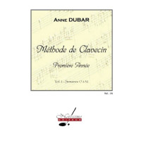 Anne Dubar: Methode de Clavecin, Premiere Annee 2 (noty na cembalo)