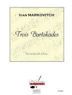 Ivan Markovitch: 3 Bartokades (noty na violoncello, klavír)