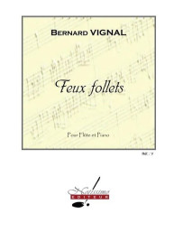 Bernard Vignal: Feux Follets (noty na příčnou flétnu, klavír)