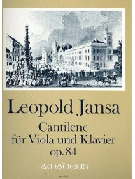Leopold Jansa: Cantilene op. 84 (noty na violu, klavír)