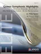 Queen Symphonic Highlights (noty pro koncertní orchestr, party, partitura)