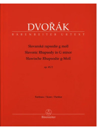 Antonín Dvořák: Slavonic Rhapsody In G Minor Op.45/2 (noty, partitura)