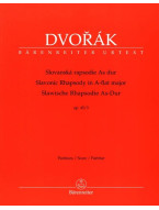 Antonín Dvořák: Slavonic Rhapsody in A-flat Major op. 45/3 (noty, partitura)