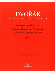 Antonín Dvořák: Slavonic Rhapsody in A-flat Major op. 45/3 (noty, partitura)