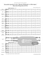 Antonín Dvořák: Slavonic Rhapsody in A-flat Major op. 45/3 (noty, partitura)