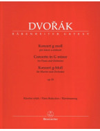 Antonín Dvořák: Concerto in G minor op. 33 B 63 (noty na čtyřruční klavír)