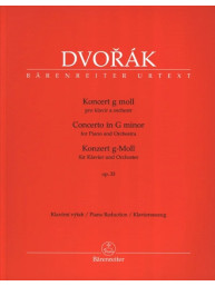 Antonín Dvořák: Concerto in G minor op. 33 B 63 (noty na čtyřruční klavír)
