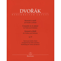 Antonín Dvořák: Concerto in A minor op. 53 (noty na housle, klavír)