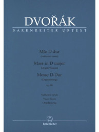 Antonín Dvořák: Mass in D major op. 86 - SATB (noty na sborový zpěv, varhany)