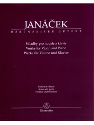 Leoš Janáček: Works for Violin and Piano (noty na housle, klavír)