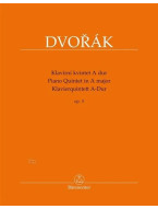 Antonín Dvořák: Piano Quintet In A major Op.5 (noty, party, partitura)