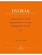 Antonín Dvořák: String Quartet No. 11 in C Major Op. 61 (noty pro smyčcový kvartet, party)
