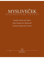 Josef Mysliveček: Easy Sonatas for Keyboard (noty na klavír)