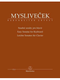 Josef Mysliveček: Easy Sonatas for Keyboard (noty na klavír)