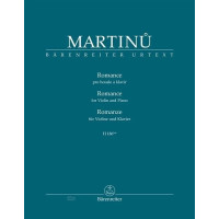 Bohuslav Martinů: Romance for Violin and Piano H 186bis (noty na housle, klavír)