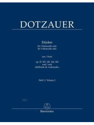 Friedrich Dotzauer: Etudes (noty na violoncello)