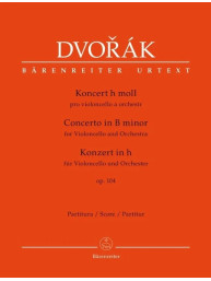 Antonín Dvořák: Concerto for Violoncello and Orchestra in B minor op. 104 (noty, partitura)