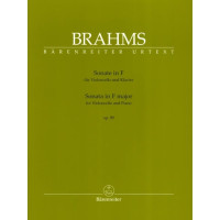 Johannes Brahms: Sonata in F major op. 99 (noty pro violoncello, klavír)