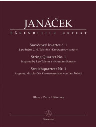 Leoš Janáček: Streichquartet 1 (noty pro smyčcový kvartet, party)