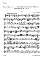 Antonín Dvořák: String Quartet No. 2 In B-flat B 17 (noty pro smyčcový kvartet, party)