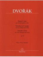 Antonín Dvořák: Terzetto for 2 Violins and Viola C major op. 74 (noty pro 2 housle, violu)