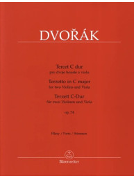 Antonín Dvořák: Terzetto for 2 Violins and Viola C major op. 74 (noty pro 2 housle, violu)