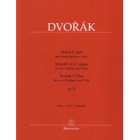 Antonín Dvořák: Terzetto for 2 Violins and Viola C major op. 74 (noty pro 2 housle, violu)