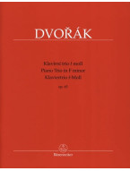 Antonín Dvořák: Piano Trio In F Minor Op 65 (noty, partitura)