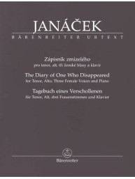Leoš Janáček: The Diary of One Who Disappeared (noty na sborový zpěv, klavír)