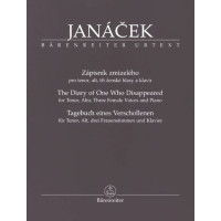Leoš Janáček: The Diary of One Who Disappeared (noty na sborový zpěv, klavír)