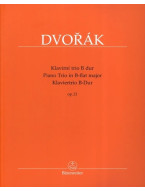 Antonín Dvořák: Piano Trio B-flat major op. 21 (noty, partitura, party)