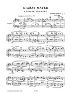 Antonín Dvořák: Stabat Mater op. 58 (noty na sborový zpěv) Antonín Dvořák: Stabat Mater op. 58 (noty na sborový zpěv)