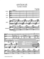 Leoš Janáček: The Lords Prayer (noty na sborový zpěv, harfu, varhany)