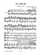 Antonín Dvořák: Te Deum Op.103 (noty na sborový zpěv, klavír)