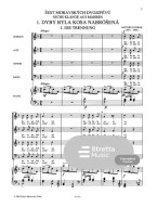 Antonín Dvořák: 6 Moravian Duets Arranged By Leoš Janáček (noty na sborový zpěv, klavír)