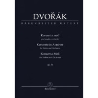 Antonín Dvořák: Violin Concerto In A minor Op.53 (noty, studijní partitura)