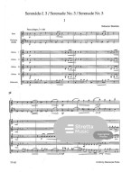 Bohuslav Martinů: Serenade no. 3 (noty, studijní partitura)