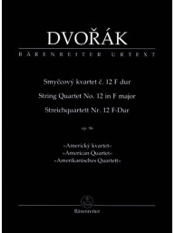 Antonín Dvořák: String Quartet No. 12 in F Major Op. 96 (noty, studijní partitura)