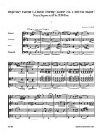 Antonín Dvořák: String Quartet No. 2 In B-Flat B17 (noty, studijní partitura)