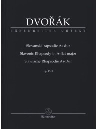 Antonín Dvořák: Slavonic Rhapsody In A-Flat Major (noty, studijní partitura)