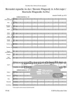 Antonín Dvořák: Slavonic Rhapsody In A-Flat Major (noty, studijní partitura)