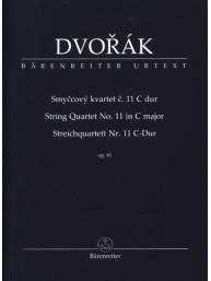 Antonín Dvořák: String Quartet No. 11 in C Major Op. 61 (noty pro smyčcový kvartet, partitura)