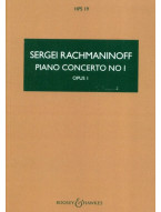 Sergej Rachmaninov: Piano Concerto No. 1 Op. 1 - Japan Edition (noty, partitura)
