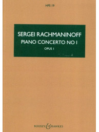 Sergej Rachmaninov: Piano Concerto No. 1 Op. 1 - Japan Edition (noty, partitura)