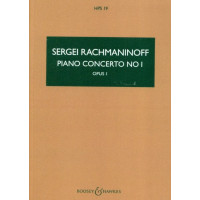 Sergej Rachmaninov: Piano Concerto No. 1 Op. 1 - Japan Edition (noty, partitura)
