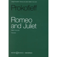 Sergej Prokofjev: Romeo and Juliet op. 64 (noty, studijní partitura)